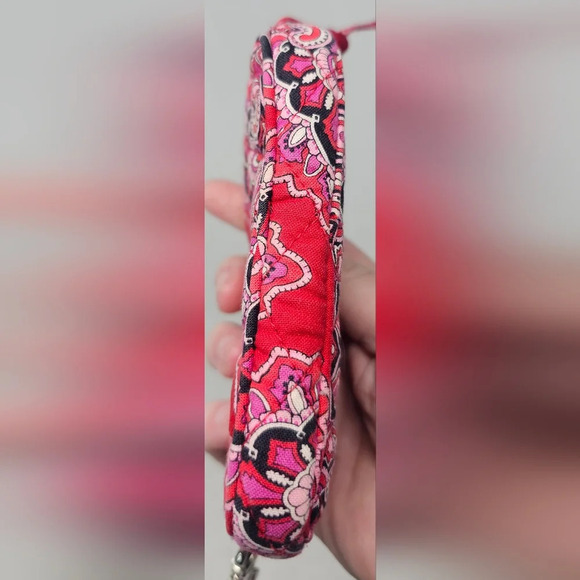 Vera Bradley Frankly Scarlet Zippered Wristlet Wallet - Picture 8 of 13